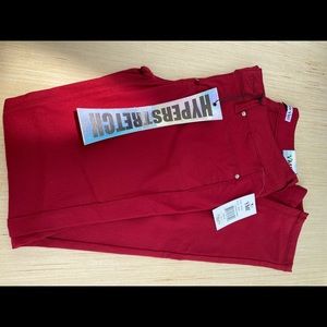 Red jeans